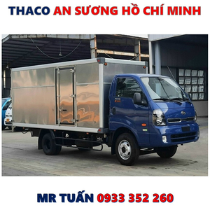 XE TẢI KIA K250L THÙNG KÍN DÀI 4,5 MÉT MỚI NHẤT