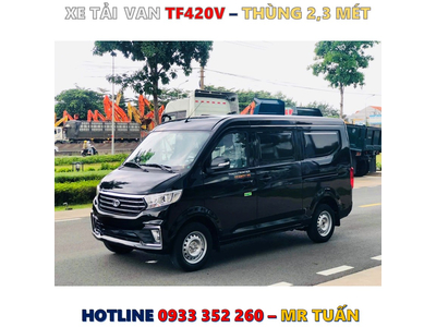 XE TẢI VAN THACO TF420V 2 CHỖ THÙNG 2,3 MÉT MỚI NHẤT