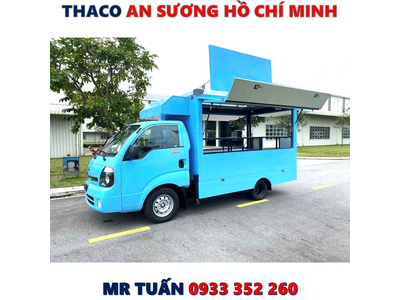XE TẢI KIA K200 THÙNG BÁN HÀNG LƯU ĐỘNG TẢI 1,490 KG BH2 MỚI NHẤT