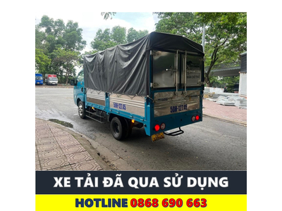 XE TẢI CŨ KIA K250 THÙNG MUI BẠT 5 BỬNG TẢI 2,49 TẤN