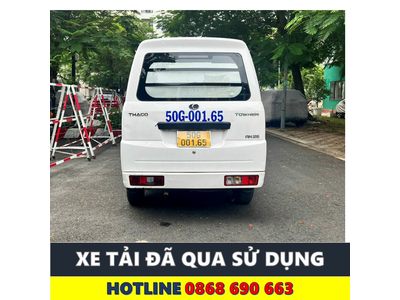 XE TẢI VAN CŨ THACO TOWNER VAN 2S 2021 GIÁ CỰC HOT