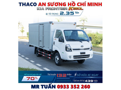 XE TẢI KIA K250L THÙNG KÍN DÀI 4,5 MÉT MỚI NHẤT