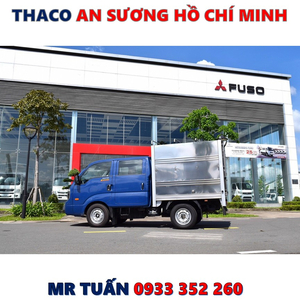 GIÁ XE TẢI KIA K200SD CABIN ĐÔI 1 CẦU (6 người) MỚI NHẤT