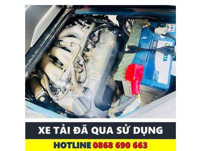 XE TẢI CŨ THACO TOWNER 990 MUI BẠT 2021TẢI 850KG