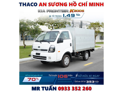 GIÁ XE TẢI KIA K200S-2WD 1 CẦU MỚI NHẤT