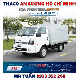 GIÁ XE TẢI KIA K200S-2WD 1 CẦU MỚI NHẤT