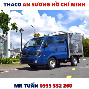GIÁ XE TẢI KIA K200SD CABIN ĐÔI 1 CẦU (6 người) MỚI NHẤT
