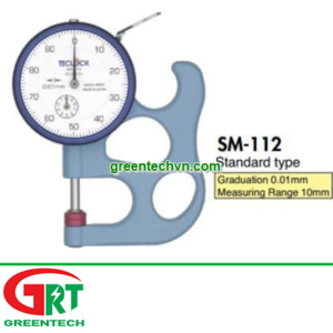 Teclock SM-112 | Đồng hồ đo độ dày mỏng SM-112 | Teclock | Teclock VietNam