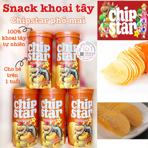 Snack CHIPSTAR YBC - 100% khoai tây vị Phô Mai 🇯🇵