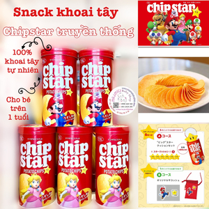 Snack CHIPSTAR YBC - 100% khoai tây vị Truyền Thống 🇯🇵
