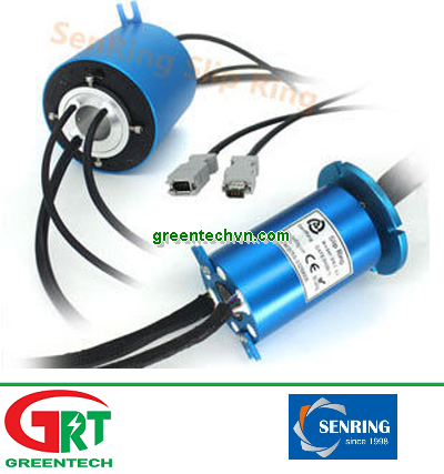 6 circuits 10A conductive slip ring 25.4mm bore size for through hole slip  ring from SENRING shenzhen manufactory