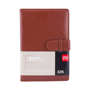 Sổ bìa da Deli khuy bấm -7947