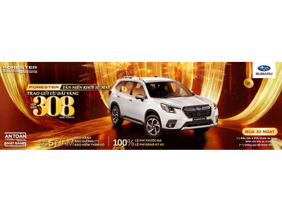 SỞ HỮU SUBARU FORESTER MỚI VÀ NHẬN NGAY NHỮNG ƯU ĐÃI ĐẶC BIỆT CHỈ CÓ TRONG THÁNG 02/2026