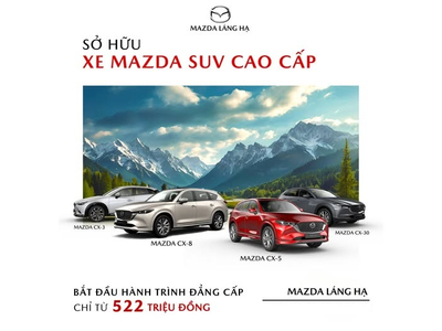 SỞ HỮU XE MAZDA SUV CAO CẤP - BẮT ĐẦU HÀNH TRÌNH ĐẲNG CẤP CHỈ TỪ 522 TRIỆU ĐỒNG!