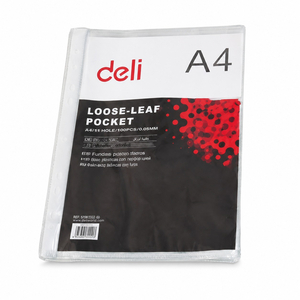 Sơ Mi Lỗ Deli A4 Các Loại – Túi Đựng Tài Liệu Trong Suốt, Dùng Cho File Còng