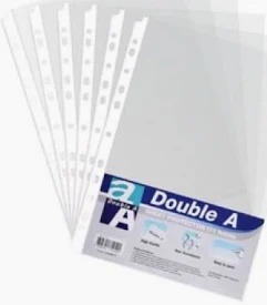 Sơ Mi Lỗ Double A A4 11 Lỗ – Túi Đựng Tài Liệu Trong Suốt