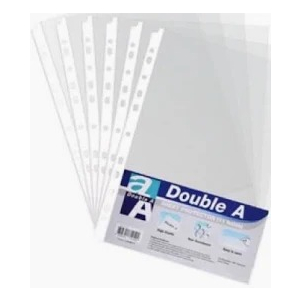 Sơ Mi Lỗ Double A A4 11 Lỗ – Túi Đựng Tài Liệu Trong Suốt