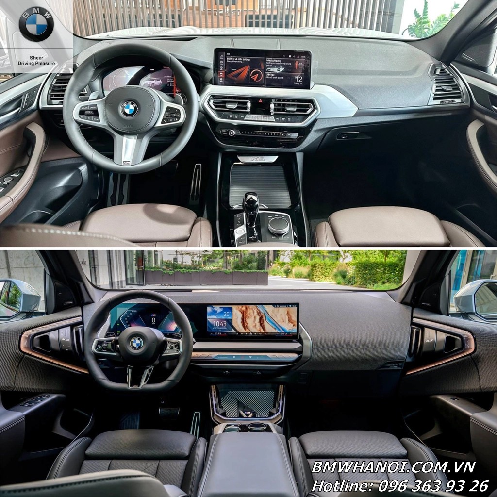So sánh BMW X3 2025 và BMW X3 2024