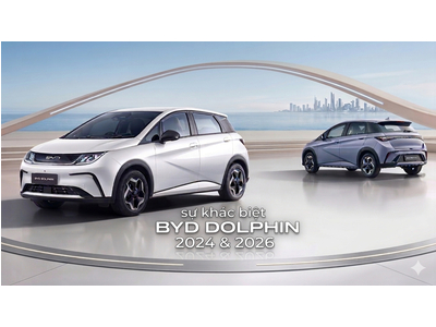 So sánh BYD Dolphin 2024 và BYD Dolphin 2026 nhập Thái: Có gì khác biệt?