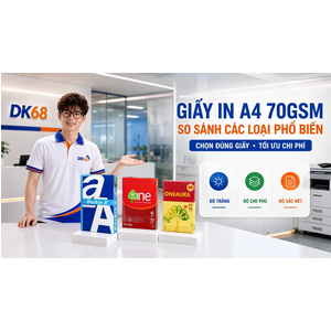 So Sánh Các Loại Giấy In A4 70gsm Phổ Biến Hiện Nay: Loại Nào Phù Hợp Với Văn Phòng?