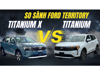 So sánh Ford Territory Titanium và Trend facelift 2026
