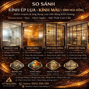 SO SÁNH KÍNH ÉP LỤA KÍNH MÀU KÍNH HOA ĐỒNG VÀ KÍNH HỘP NAN TRANG TRÍ