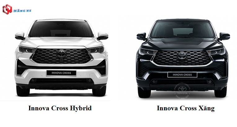So sánh Innova Cross máy xăng vs hybrid: Nên chọn bản nào? Trang bị ngoại thất Toyota Innova Cross bản HEV