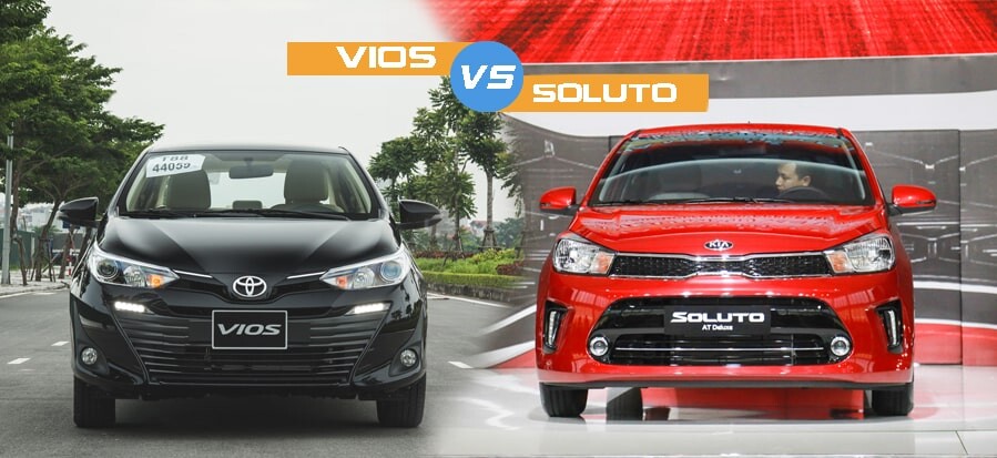 So sánh Toyota Vios và KIA Soluto: Thách thức ngôi vương?