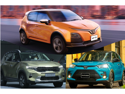So sánh VinFast VF5 Plus với bộ đôi Kia Sonet và Toyota Raize