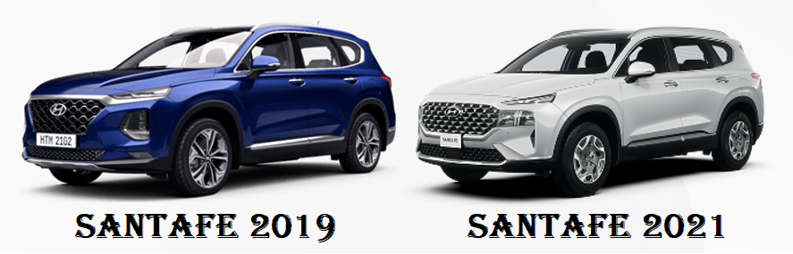 So Sánh Xe Hyundai SantaFe 2021 Với SantaFe 2019 | 0903 119 331 Auto-4u.com