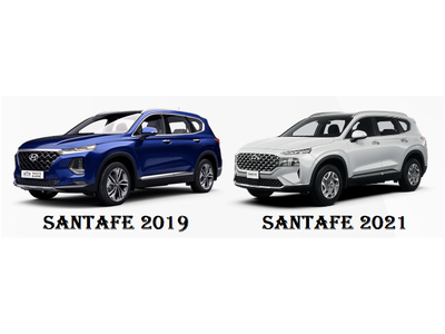 So Sánh Xe Hyundai SantaFe 2021 Vs Hyundai SantaFe 2019