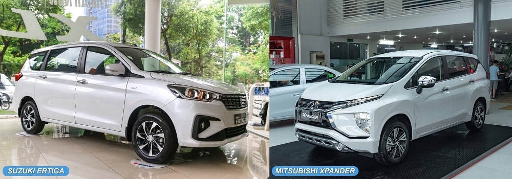 So sánh xe Mitsubishi XPander và Suzuki Ertiga Sport