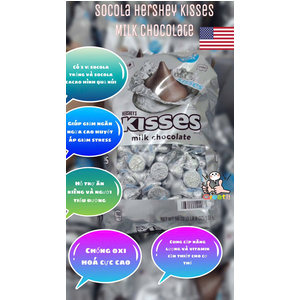 Socola Hershey Kisses milk chocolate