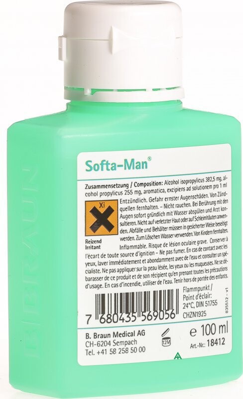 Dung dịch rửa tay nhanh Softa-Man 100 ml, 500 ml