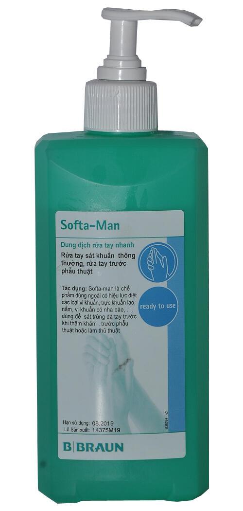 Dung dịch rửa tay nhanh Softa-Man 100 ml, 500 ml