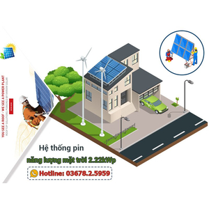 Hệ thống điện mặt trời hòa lưới 3.45kWp