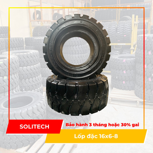 Lốp đặc xe nâng Solitech Thái Lan