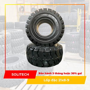 Lốp đặc xe nâng Solitech Thái Lan