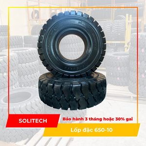 Lốp đặc xe nâng Solitech Thái Lan