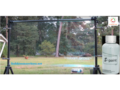 Sơn màn kính chiếu hai mặt