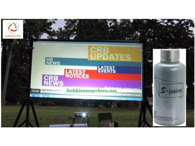 sơn mặt kính chiếu hai mặt trước và sau