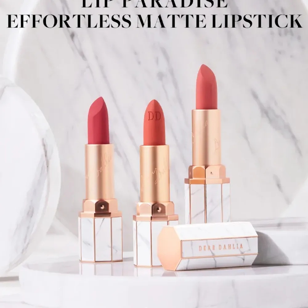 Son Thỏi Hiệu Ứng Lì Mịn Dear Dahlia Lip Paradise Effortless Matte Lipstick (3,2G)