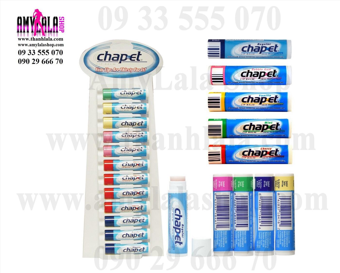 Son trị thâm khô nứt dưỡng môi Chap-et® Medicated Lip Balm Stick - 0933555070 - 0902966670 :