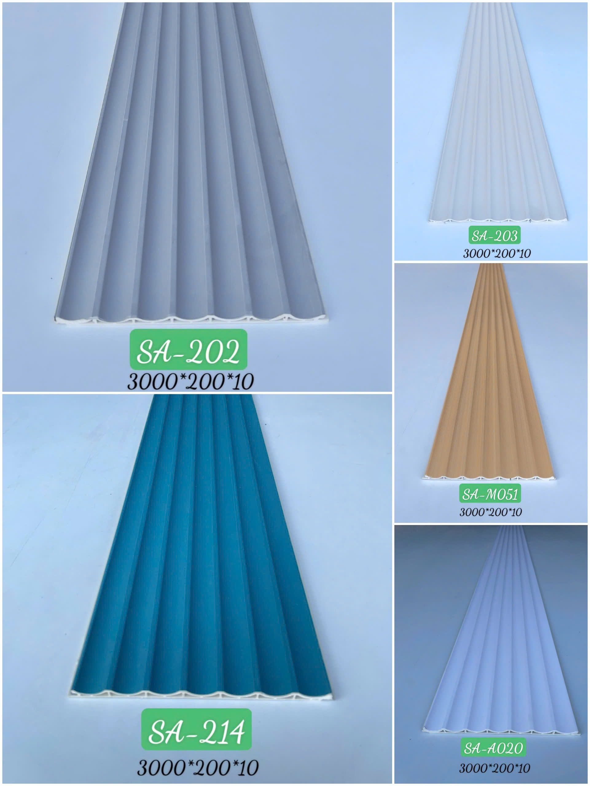 HTSA-Tấm ốp tường lam sóng âm ( sóng bán nguyệt)