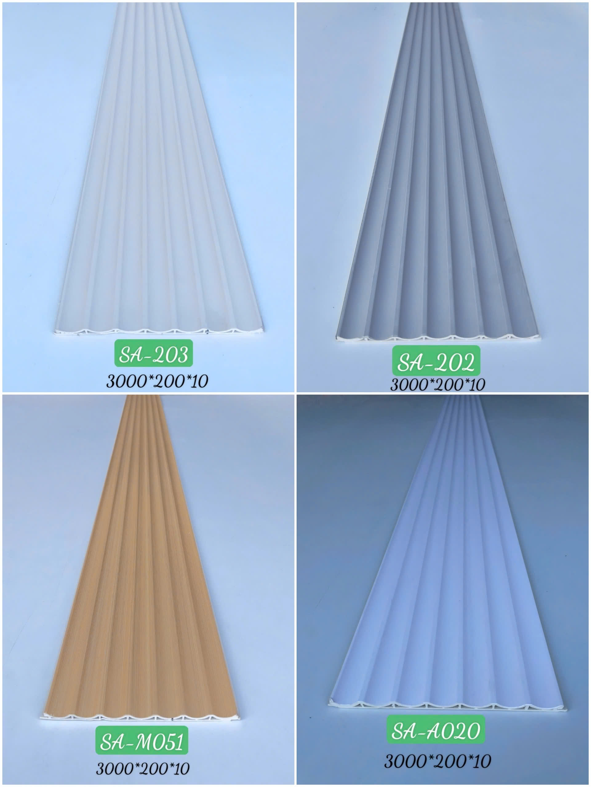 HTSA-Tấm ốp tường lam sóng âm ( sóng bán nguyệt)