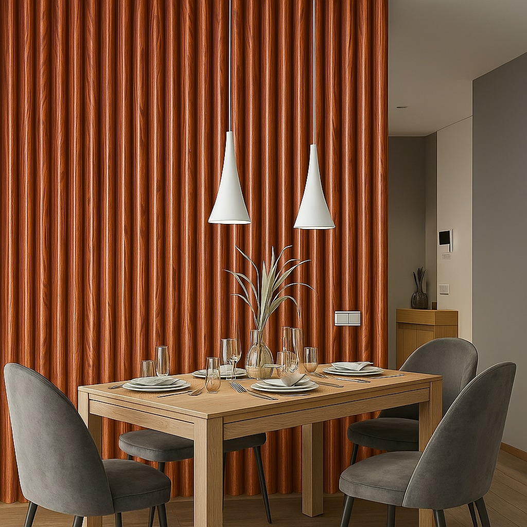 GRH-Tấm ốp tường lam sóng dương( lam sóng bán nguyệt)