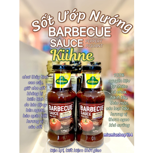 Sốt Ướp Nướng BARBECUE SAUCE PEPPERY PIQUANT KIIHNE 250ml 🇩🇪