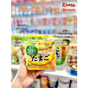Soup Trứng Nấm Rau Củ Ajinomoto 5 Gói 🇯🇵