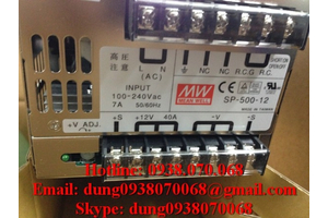 Bộ nguồn mean well SP-500-12, SP-500-15, SP-500-24, SP-500-27, SP-500-48, SP-500-13.5