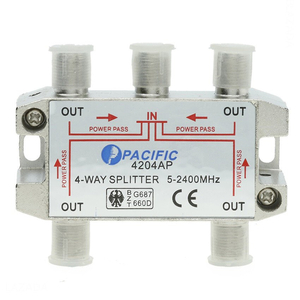 Bộ Chia Truyền Hình Cáp 1 Ra 4 Pacific 4204AP